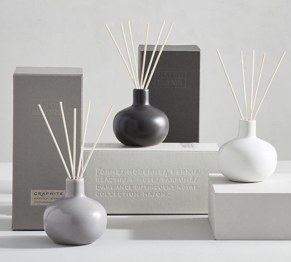 Mason Ceramic Reed Diffuser Grey Oak Pottery Barn Australia
